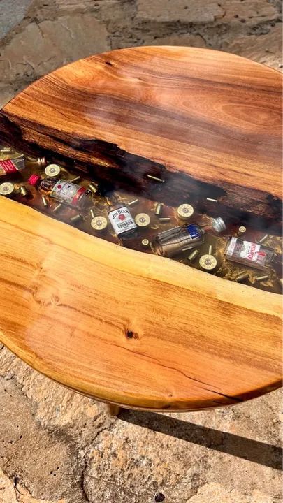 Mesa de centro/canto river table personalizado 