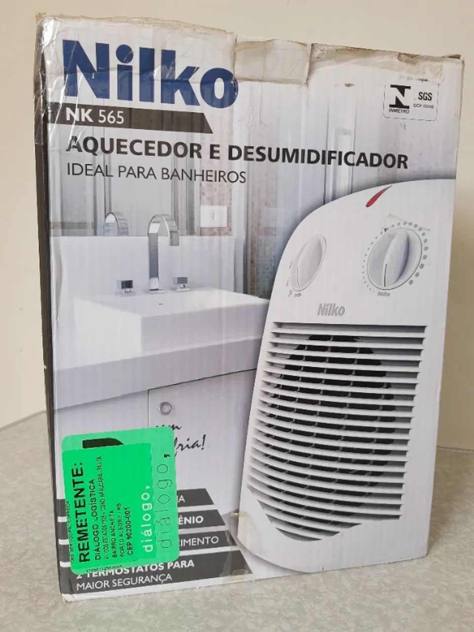 Desumidificador e Aquecedor Nilko NK565 127 Volts Novo!!