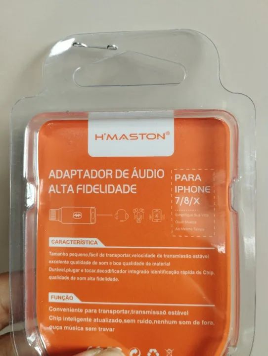Adaptador para fone de ouvido IPHONE 7/8/X   IOS/P2 - Foto 3