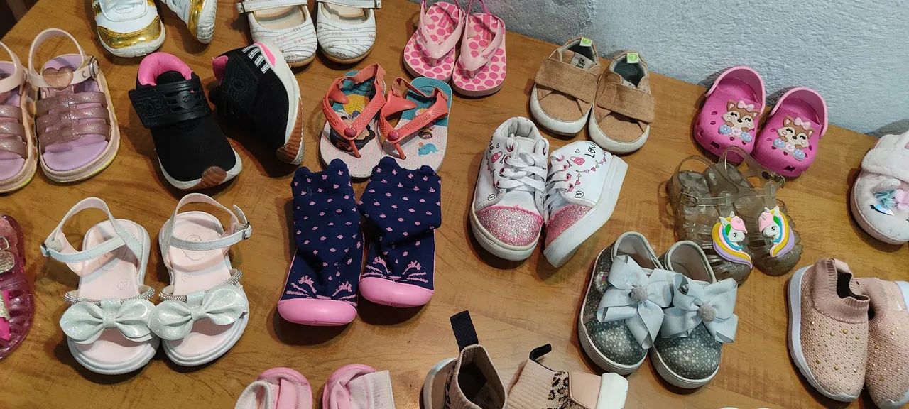 Lote calçados menina 18/20 *SOMENTE LOTE*  - Foto 5