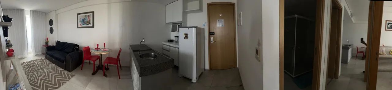 Maravilha de Flat vista Mar todo mobiliado com condomínio barato. - Foto 4