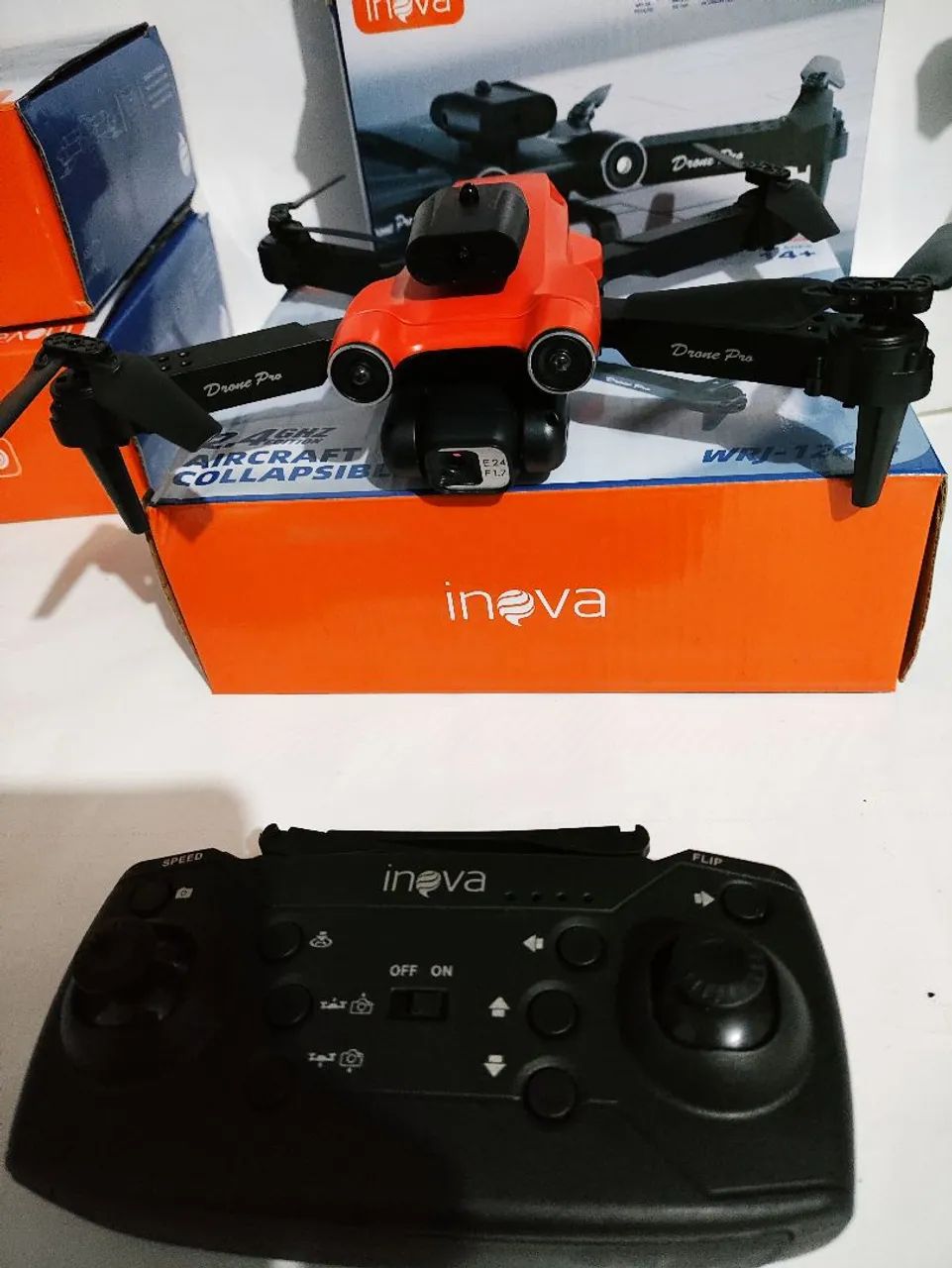 Drone Pro Inova com Câmera HD e Controle Remoto