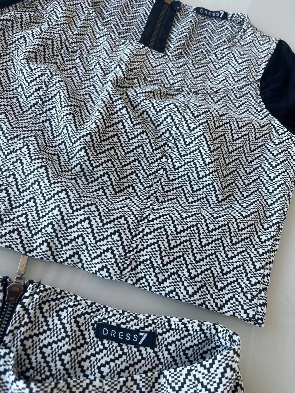 Conjunto saia e blusa tule preto P - Foto 2