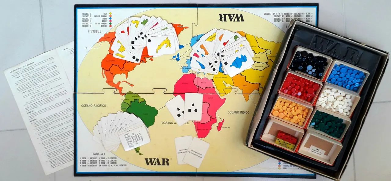 Raríssimo Jogo War Vintage, 1a Edição! - Foto 2