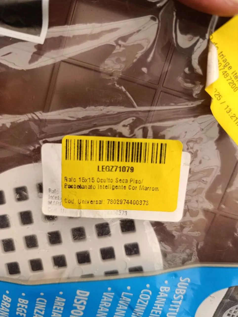 Ralo invisível 15x15 marrom  - Foto 3