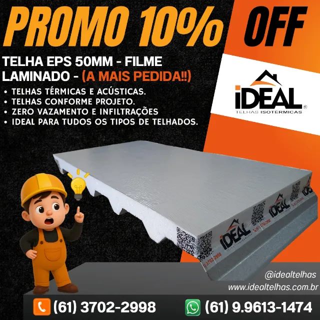 Telhas Termoacústicas - Tr40 - Filme Laminado - Foto 6