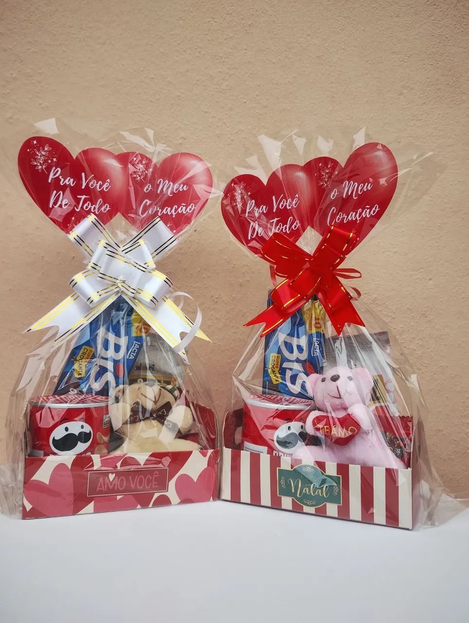Cesta de Chocolate, ursinho, Bombons , cesta de Presente 