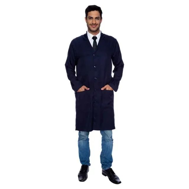 Jaleco masculino Azul Marinho Longo tamanho GG - Foto 2