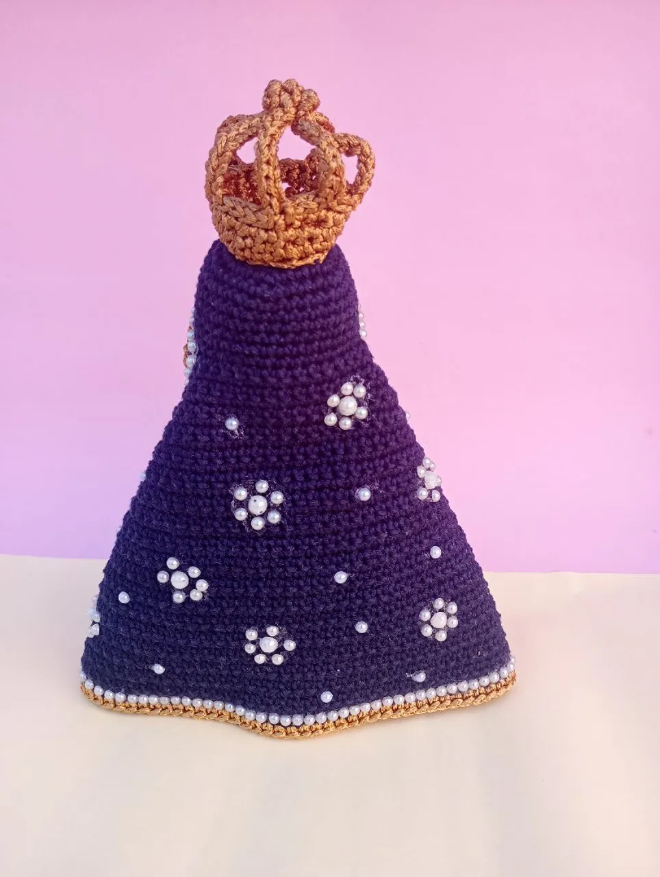 Nossa Senhora Aparecida de crochê