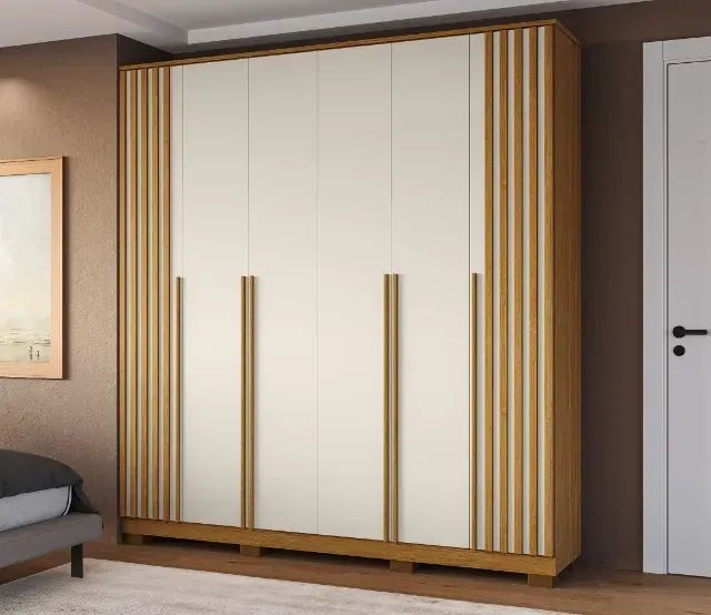 Guarda Roupa 6 Portas Jamile ACP, 100% MDF