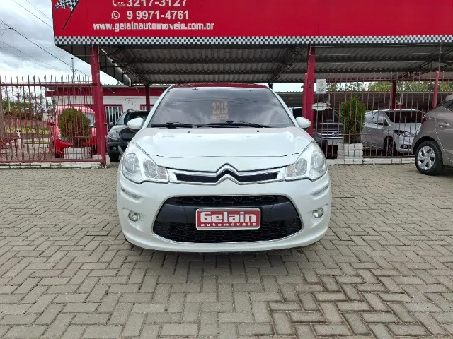 CITROEN C3 TENDENCE 1.6 AT. 2015, BRANCO, COMPLETO, COM GARANTIA.