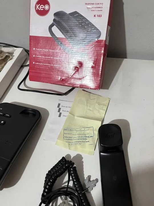 Telefone Fixo Keo K 103 - Novo - Foto 4