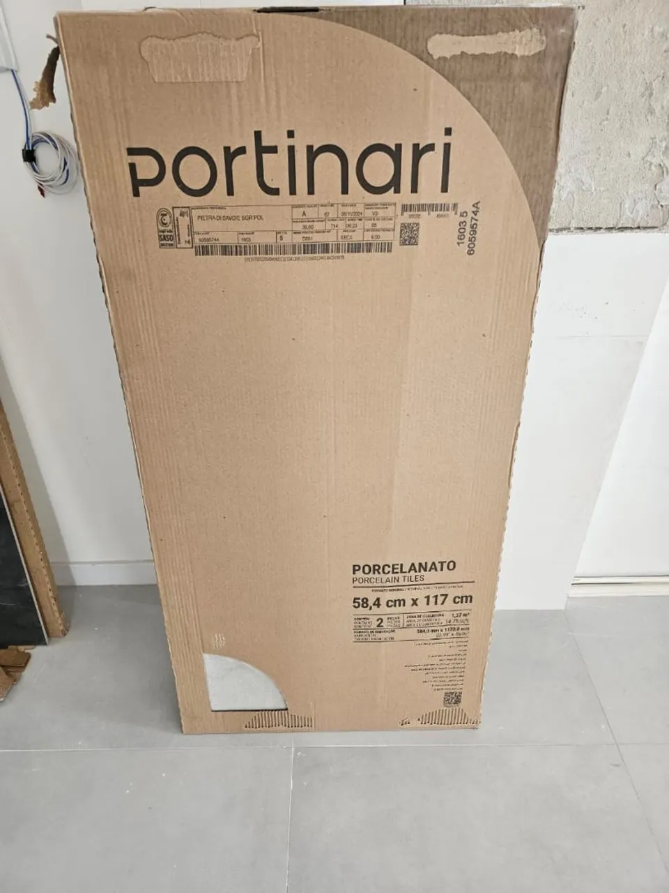 Porcelanato Portinari 58,4x117cm