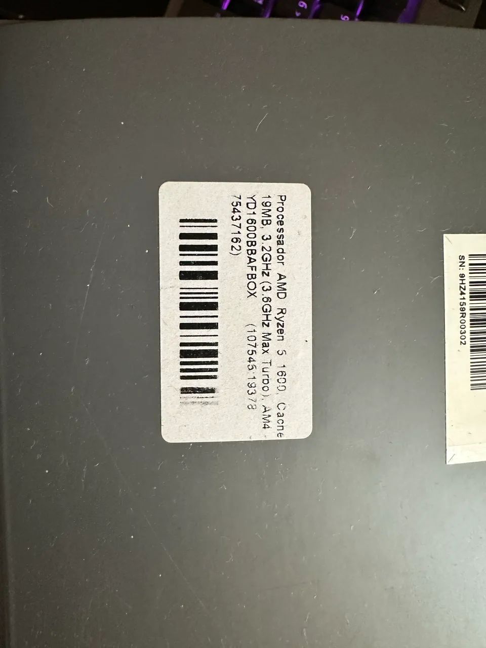 Processador Ryzen 5 1600 AF64307865782659121