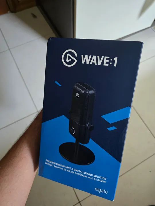 Microfone Gamer Elgato Wave:1 - Novo