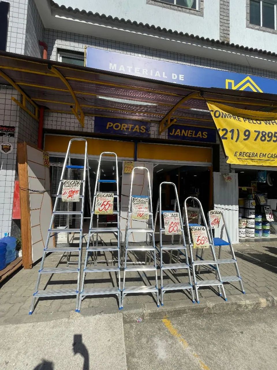 Escadas de Alumínio - Novas!