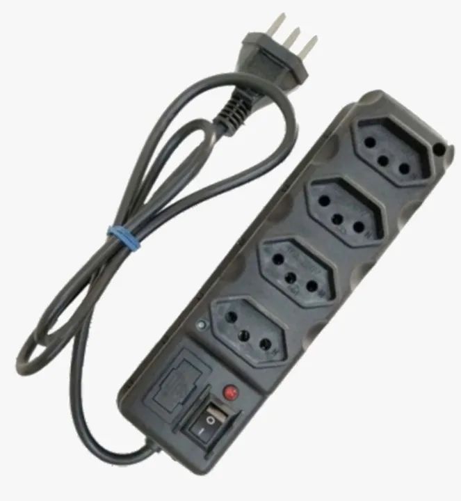 Filtro de Linha 4 Tomadas com Cabo 85cm Com Fusível Régua Tomada - Foto 2