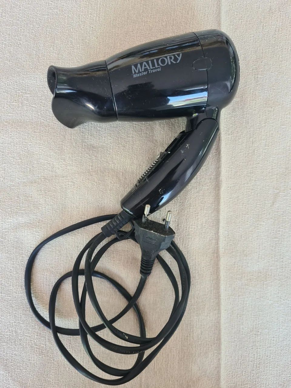 Secador de Cabelo Mallory Master Travel Preto