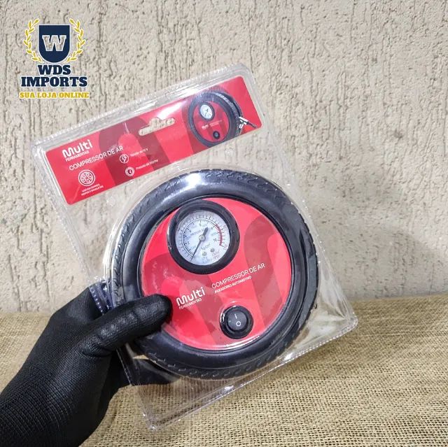 Compressor De Ar Mini 12v Automotivo