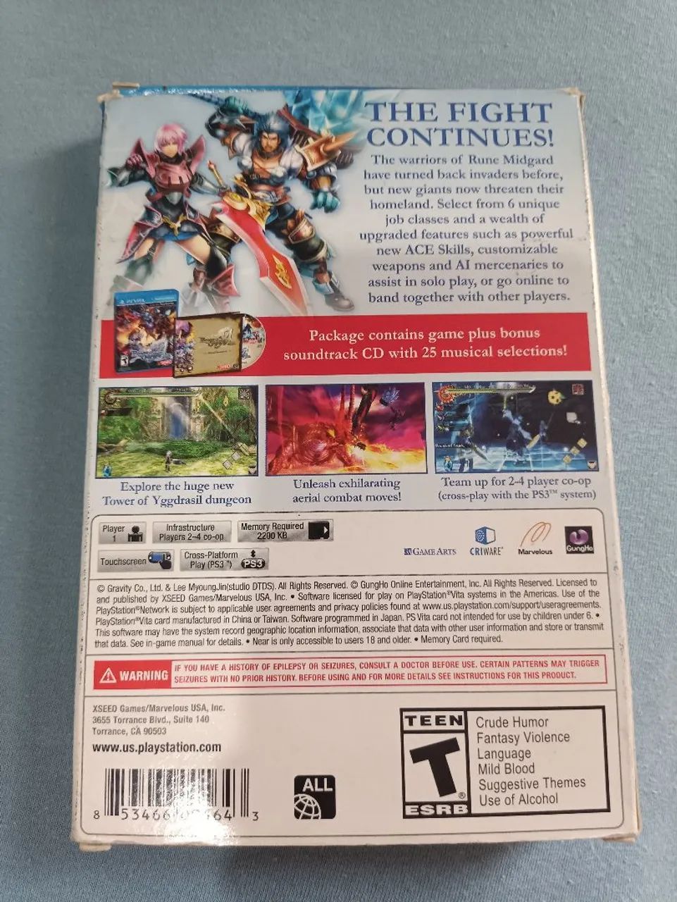 Jogo Ragnarok Odyssey Ace - PS Vita - Foto 5
