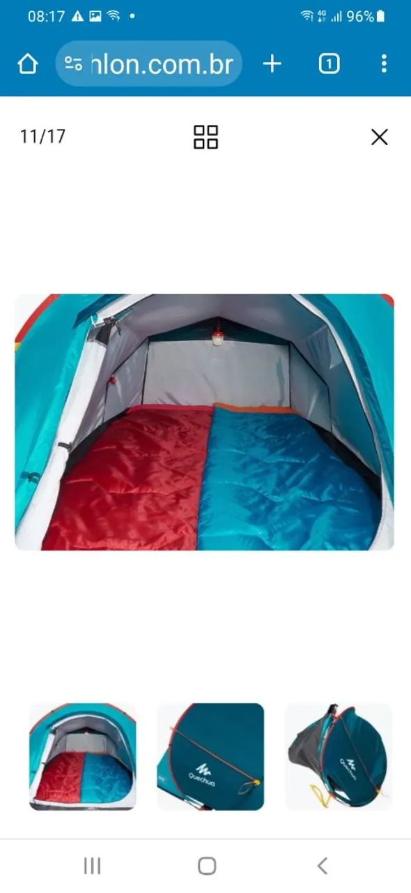 Tenda Quechua 2 Seconds - 2 Pessoas - Foto 3