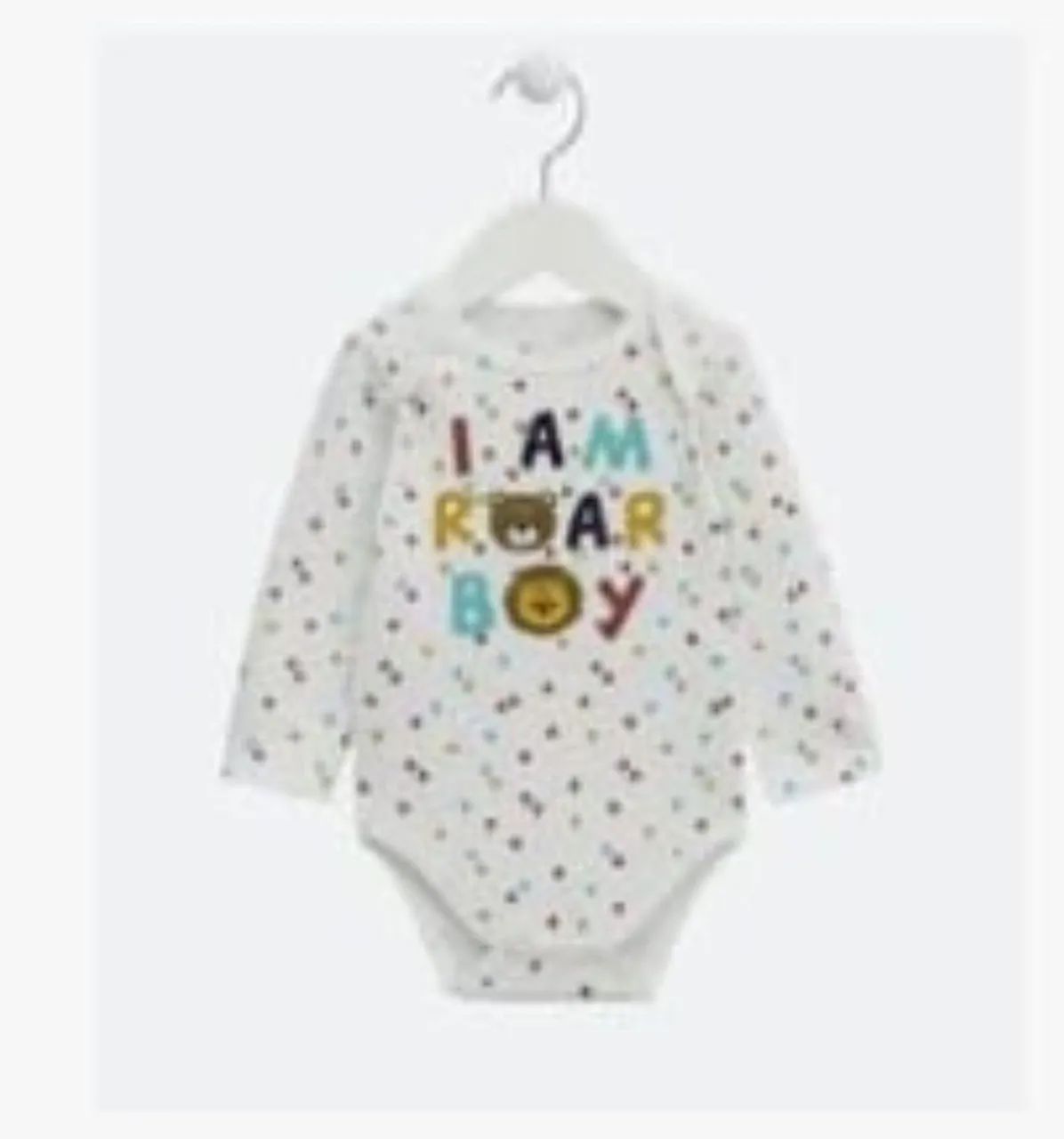 Body Infantil 'I Am Roar Boy' - Novo com etiqueta!