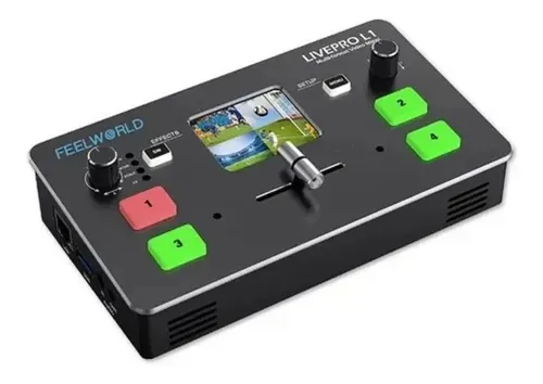 A Mesa De Corte Mixer Vídeo Feelworld Livepro L1 V1 é perfeita para quem busca uma experiê