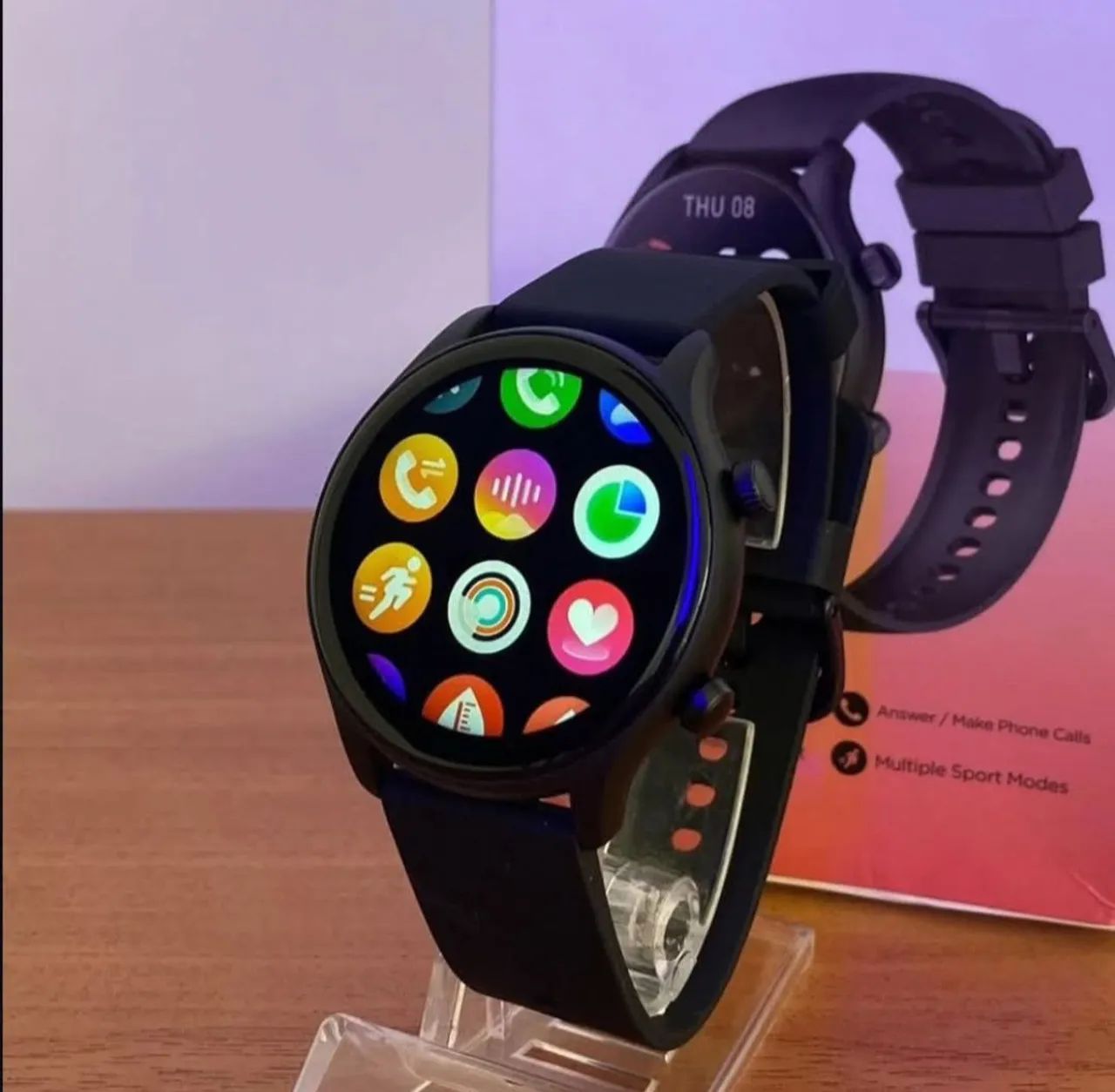 Smartwatch Zeblaze Btalk 3 Plus - Faz e atende ligações/ Monitor de saúde 24H (Lacrado) - Foto 4