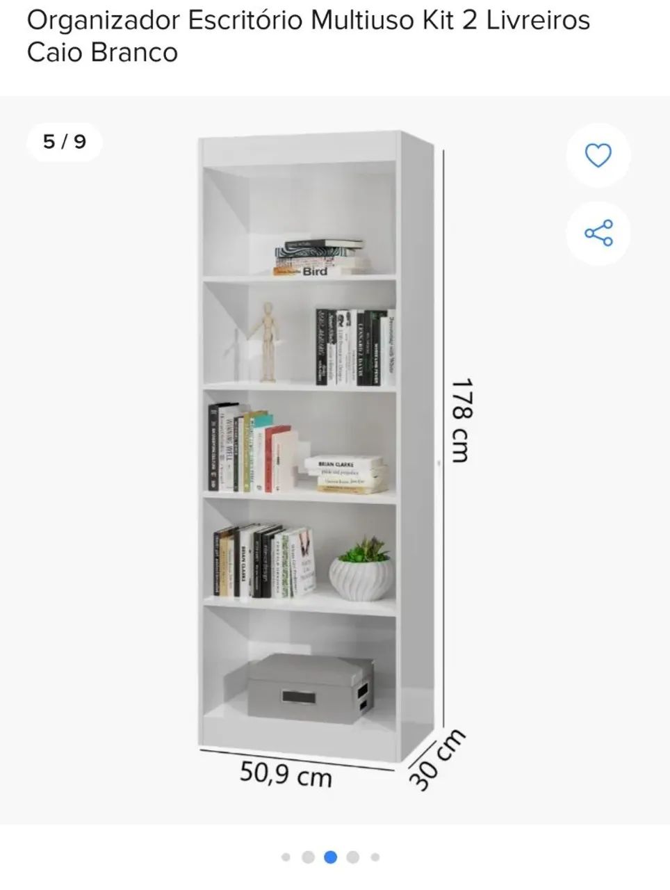 Estante Multiuso Branco64985872242563121