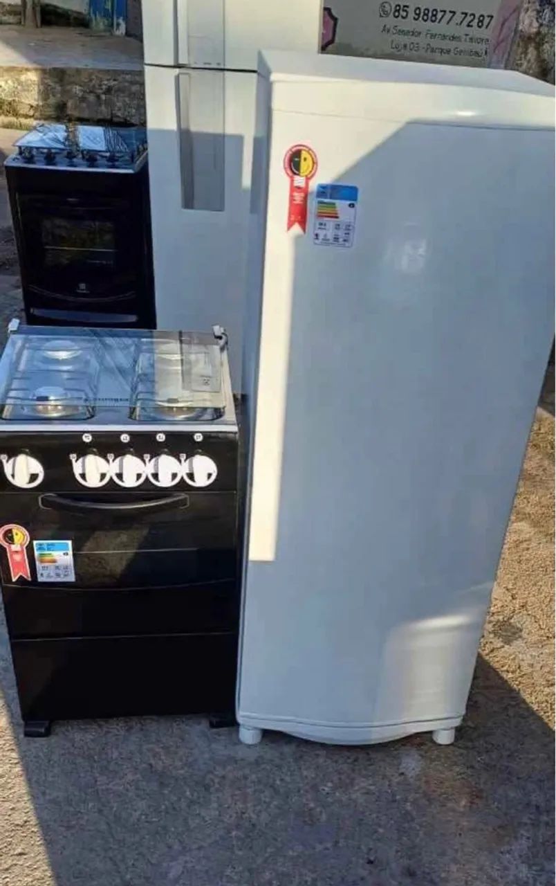 Geladeira e Fogão