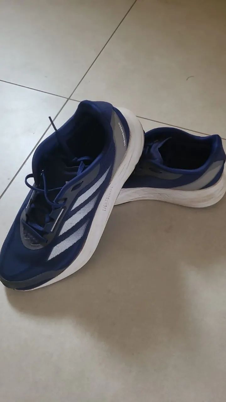 Tênis Adidas Duramo Speed Masculino Azul Petróleo Prata