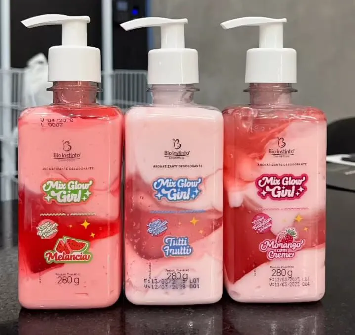 Kit Hidratante Mix Glow Girl Bio Instinto - Fragrâncias Variadas