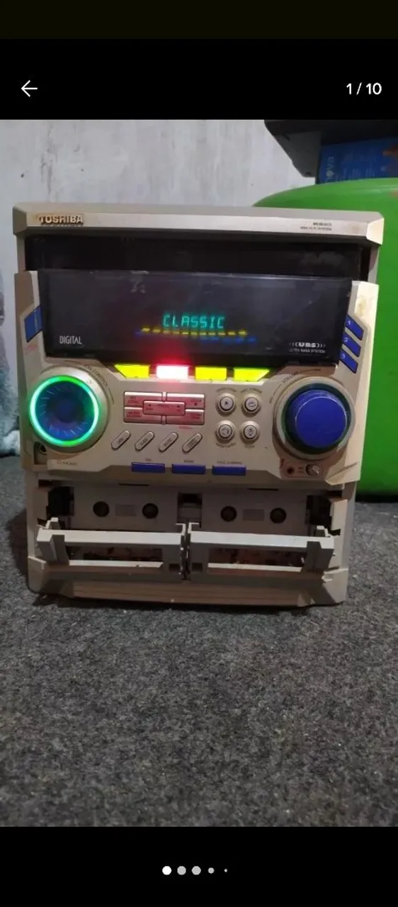 Som Toshiba - Mini System - em peças