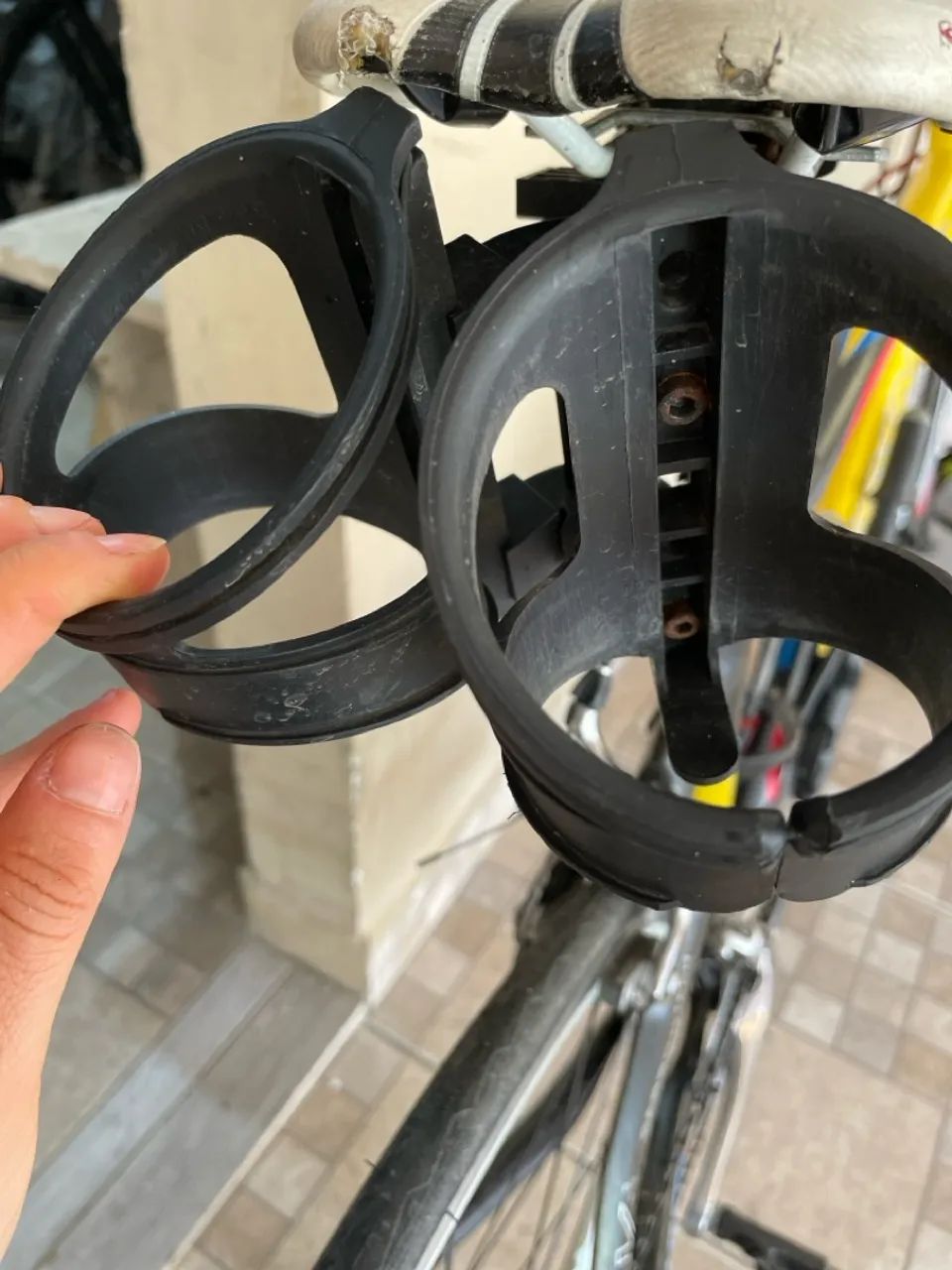 Suporte Duplo de Caramanhola para Bicicleta - Foto 3