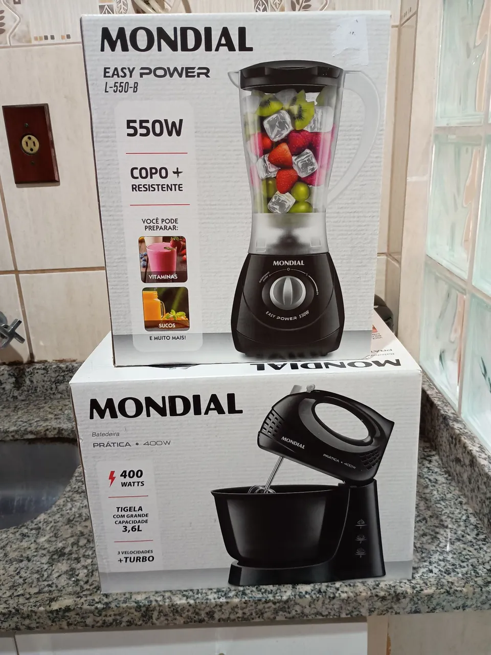 Liquidificador e Batedeira Mondial - Combo Cozinha