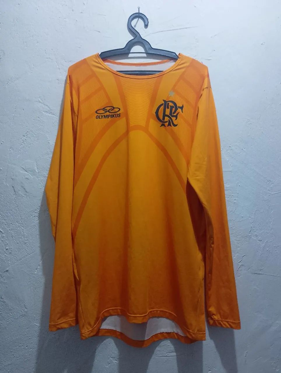 Blusa UV Treino G Olympikus Laranja nova