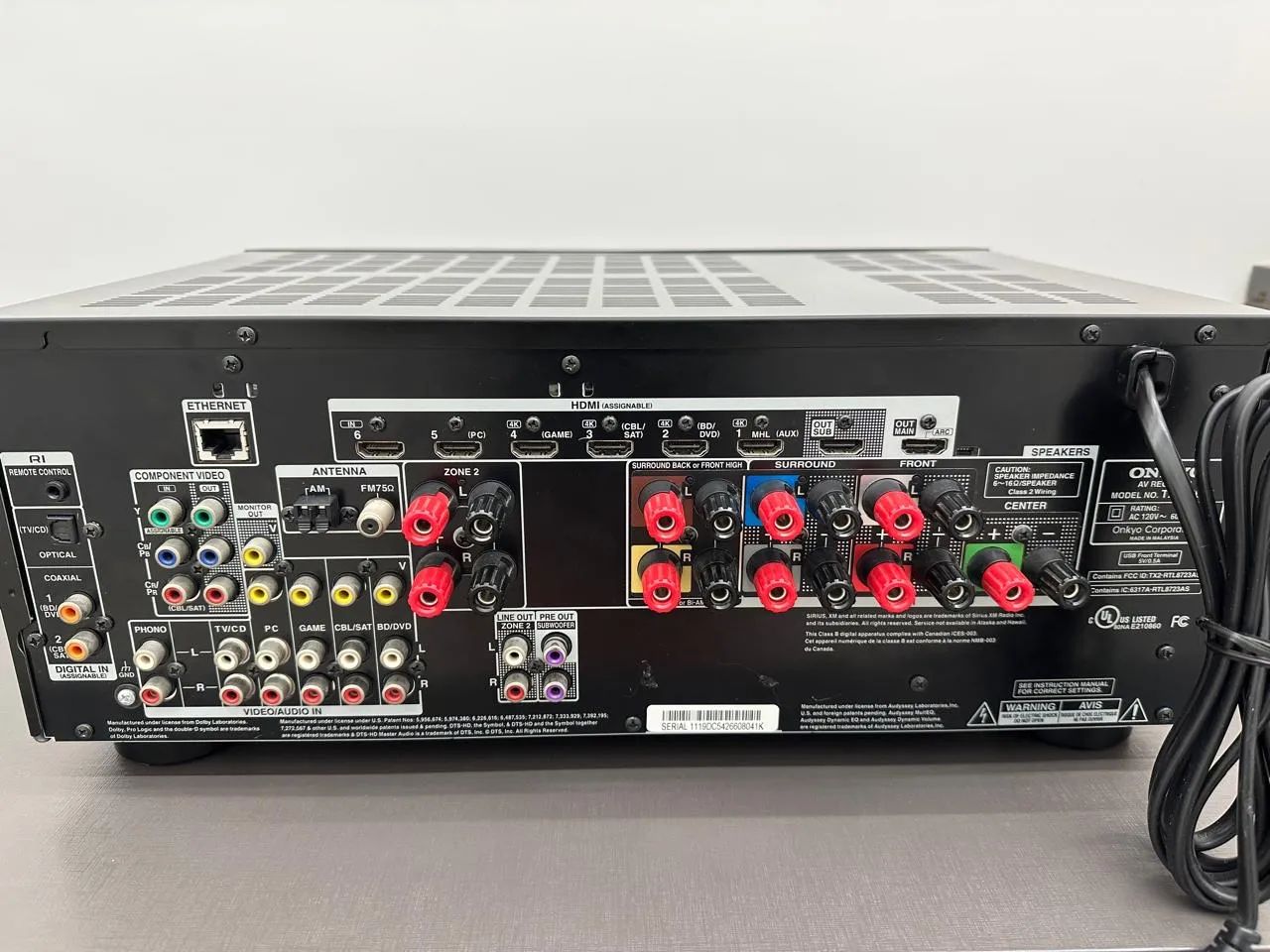 Receiver Home Theater Onkyo TX-NR626 7.2 Canais com Zona 2 Integrada.  - Foto 2
