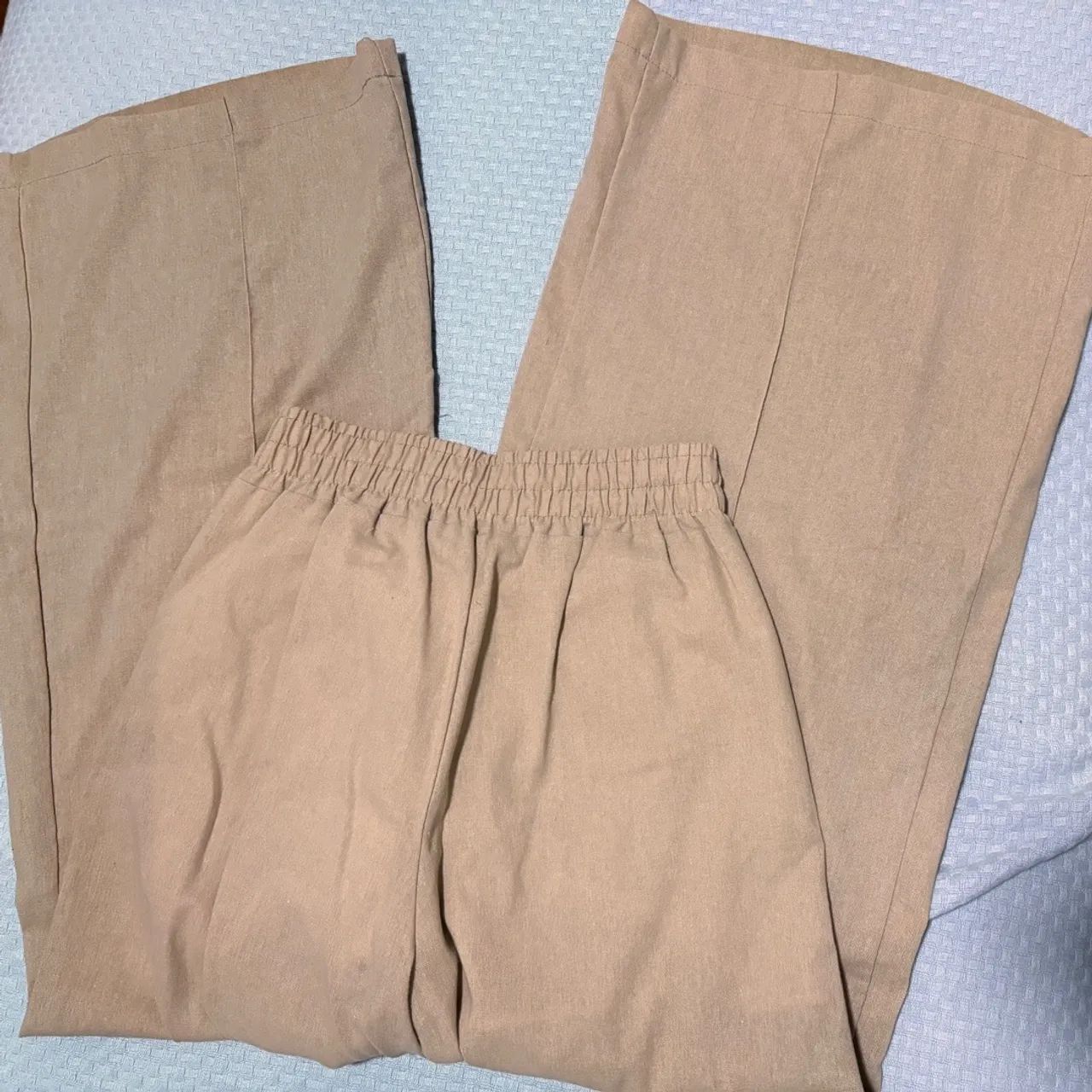 Calça de linho bege - Foto 2