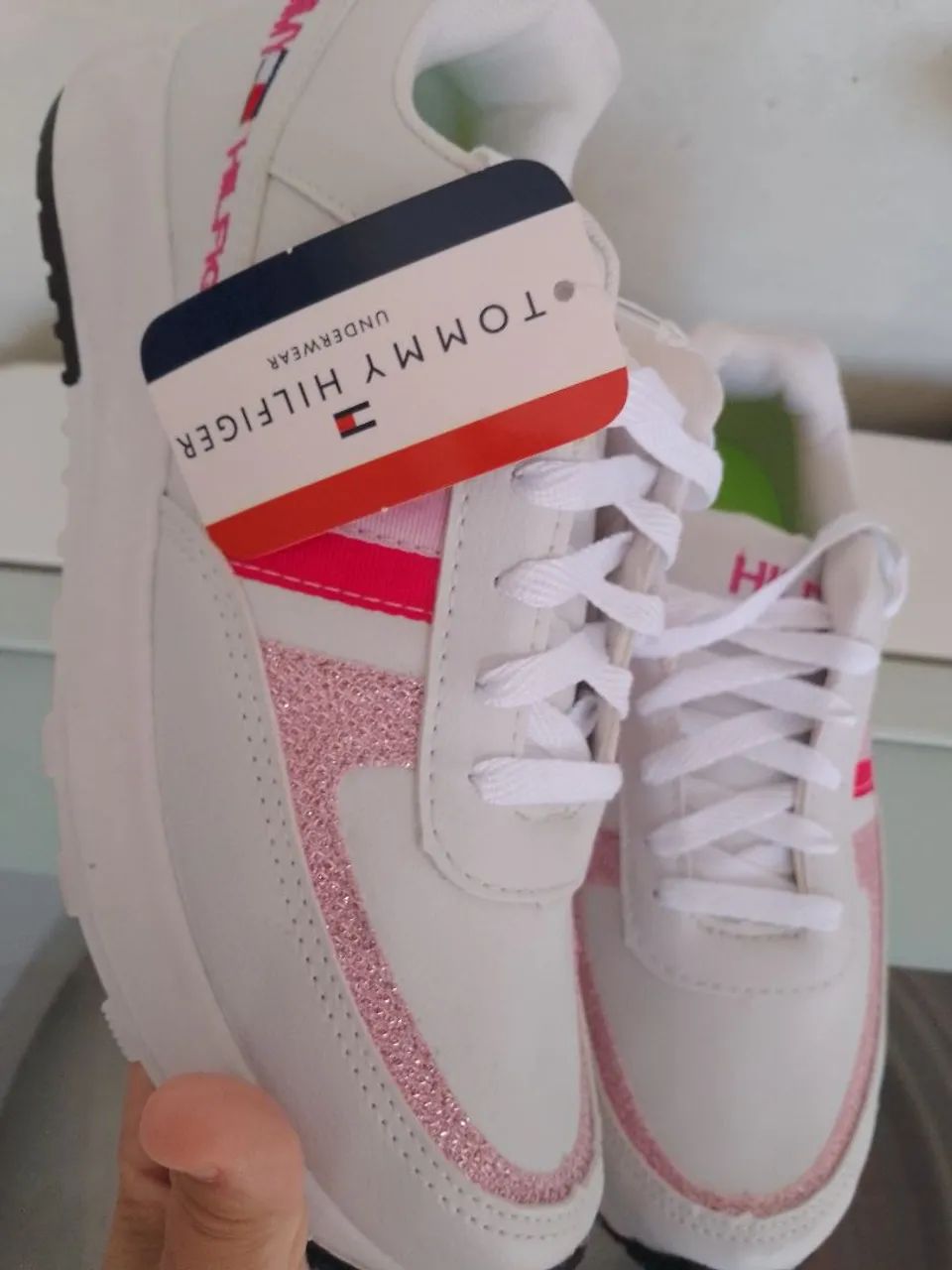 Tênis Tommy Hilfiger Rosa - Foto 2