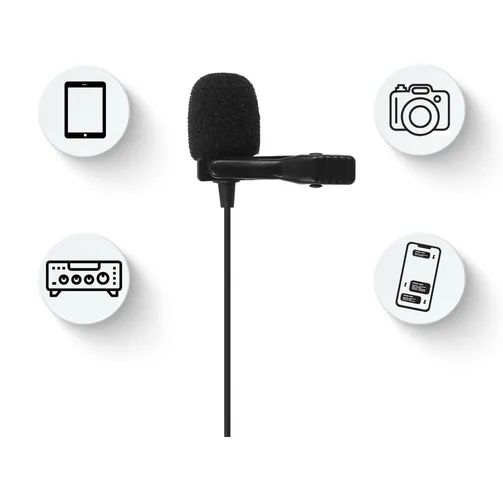 Microfone de Lapela JBL Original a Bateria CSLM20B P3 uso Smartphone e Camera - LINHA PRO - Foto 5