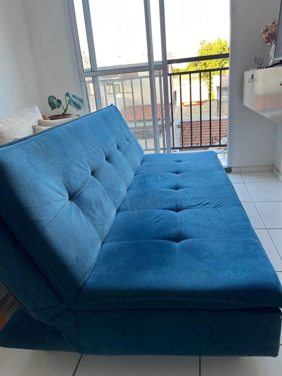 Sofá Cama Azul