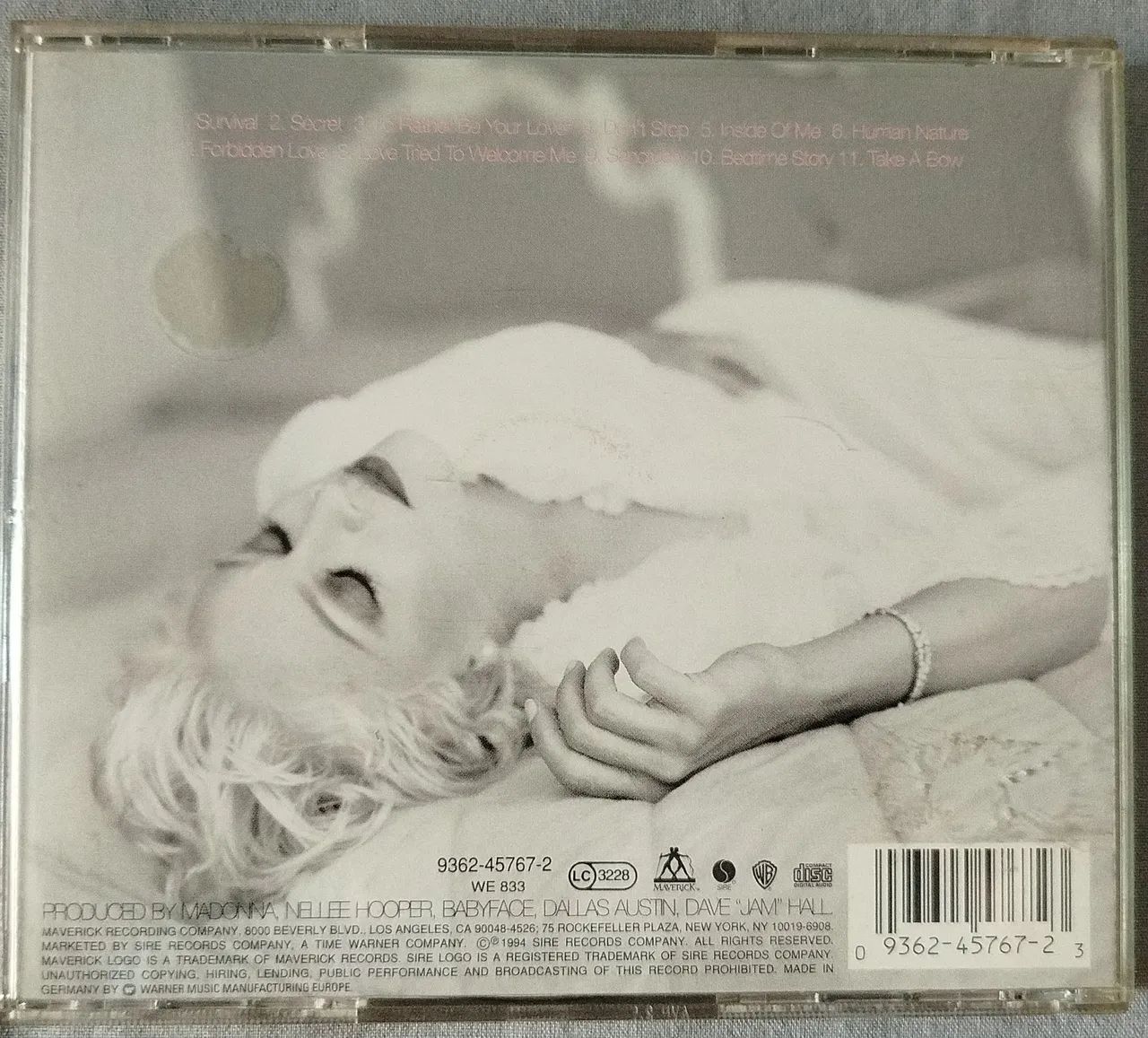 CD Madonna - bedtime Stories (1994) - Foto 2