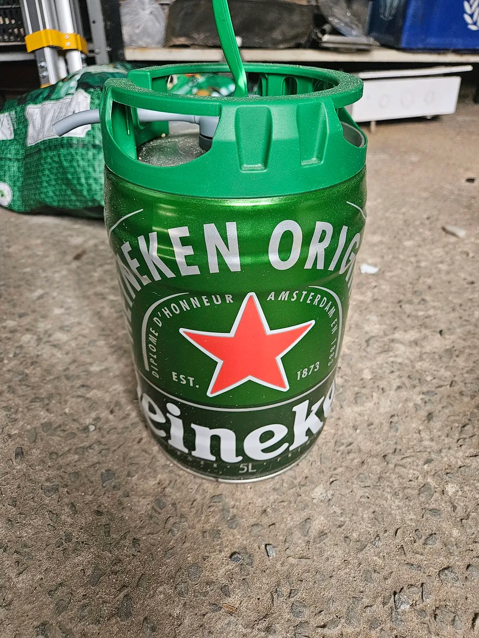 Barril de Chopp Heineken 5L