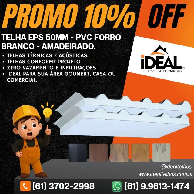 Telhas Térmicas Modelos PVC Amadeirado