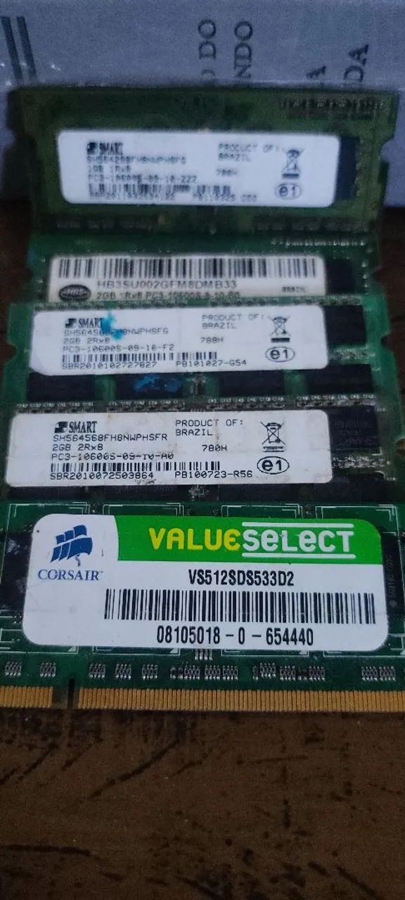 Memória notebook 