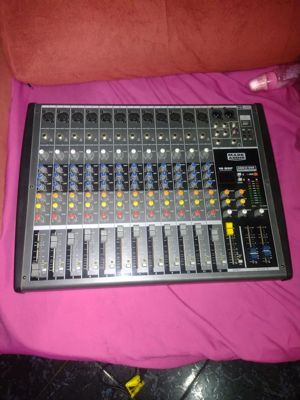 Mesa de Som com Bluetooth Mark Audio CMX12 USB - Foto 4