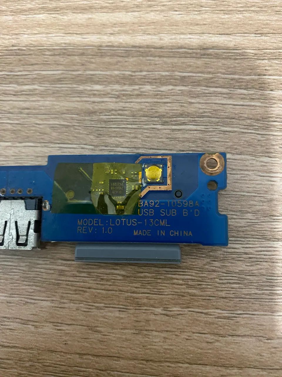 Placa USB filha Notebook Samsung 535U