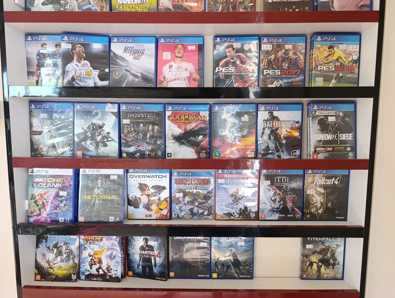 Jogos originais de PS4 - Diversos títulos!