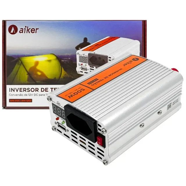 Inversor de Voltagem 12v - 110v 500w Automotivo com Usb - Foto 3