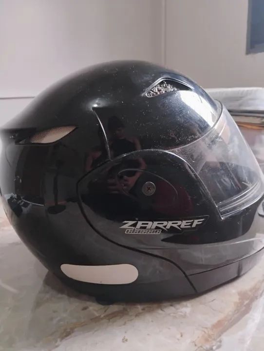 Capacete Taurus para Moto - Preto - Foto 3